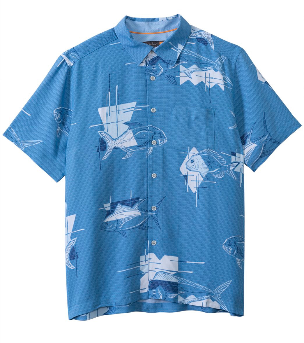 Quiksilver Waterman's San Miguel Short Sleeve Shirt - Wave Small - Swimoutlet.com