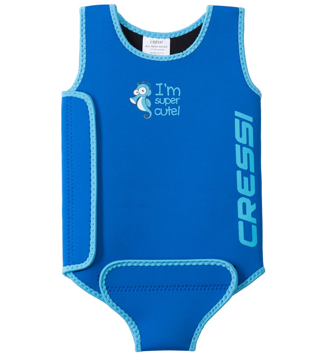 Cressi Boys' Infant Warmer Suit 6 -24 Months - Blue 12-18 Months - Swimoutlet.com