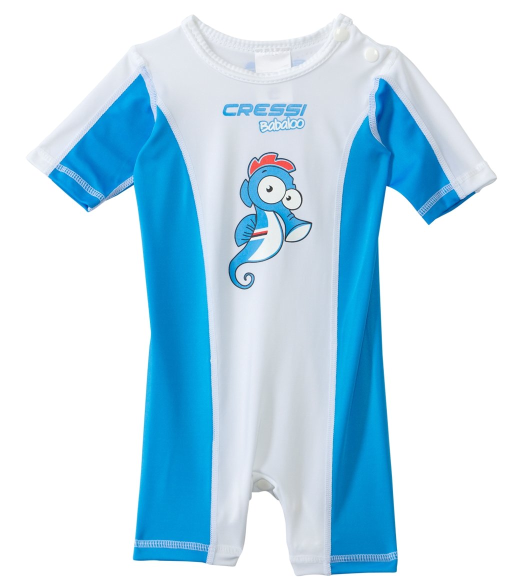 Cressi Boys' Babaloo Rashguard Onesie 6 -24 Months - Blue Large - Swimoutlet.com