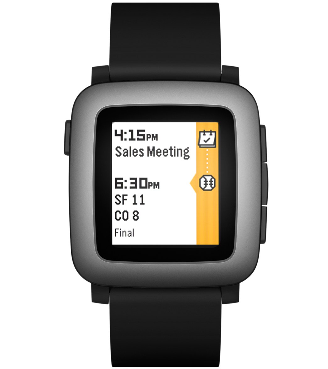 pebble time watch