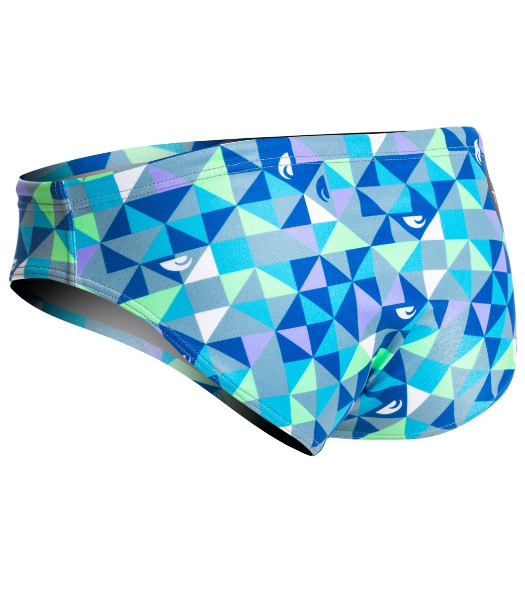 Turbo Men's Origami Water Polo Brief at SwimOutlet.com - Free Shipping
