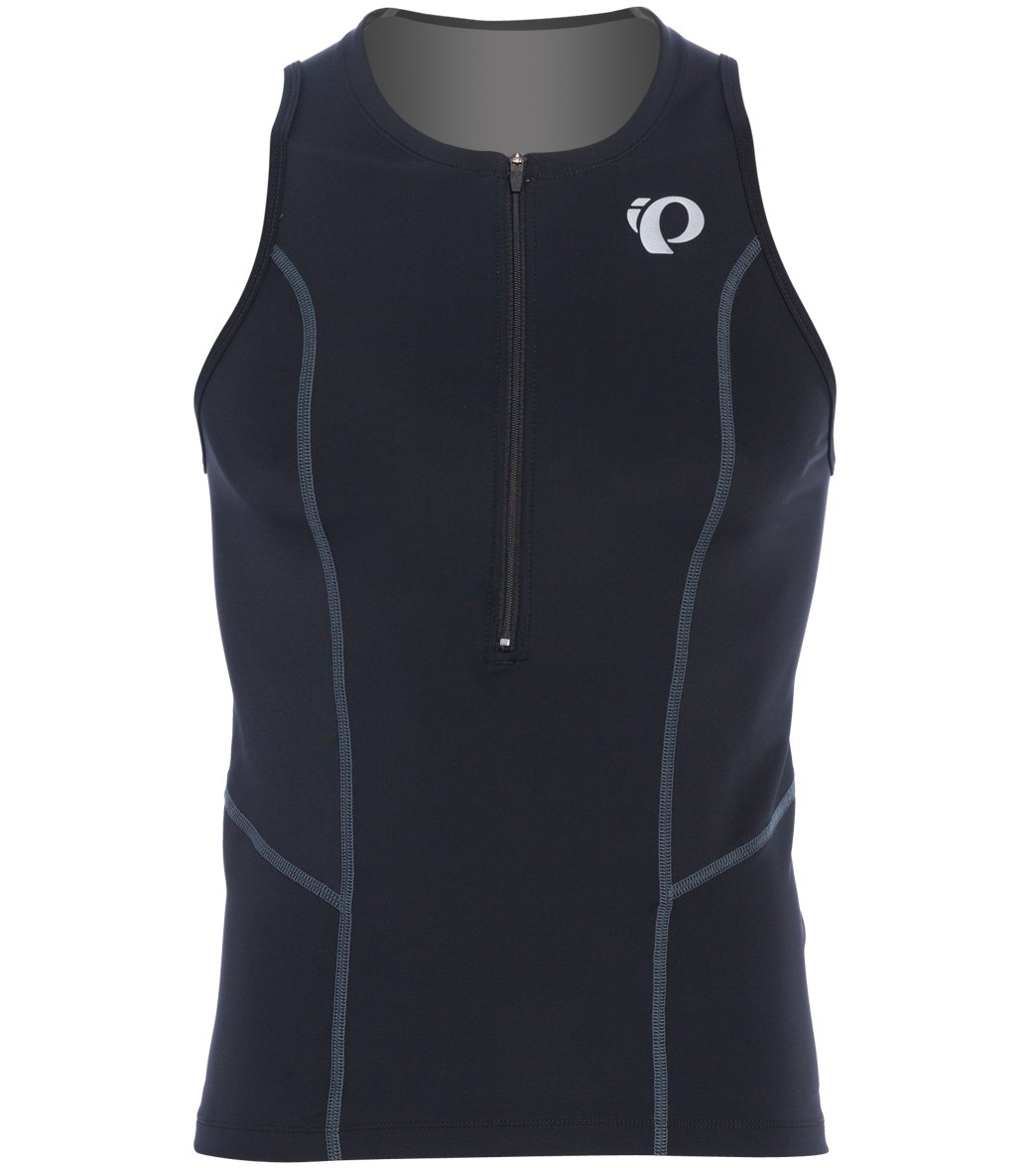 Pearl Izumi Men's Select Pursuit Tri Singlet - Black Small Vest - Swimoutlet.com