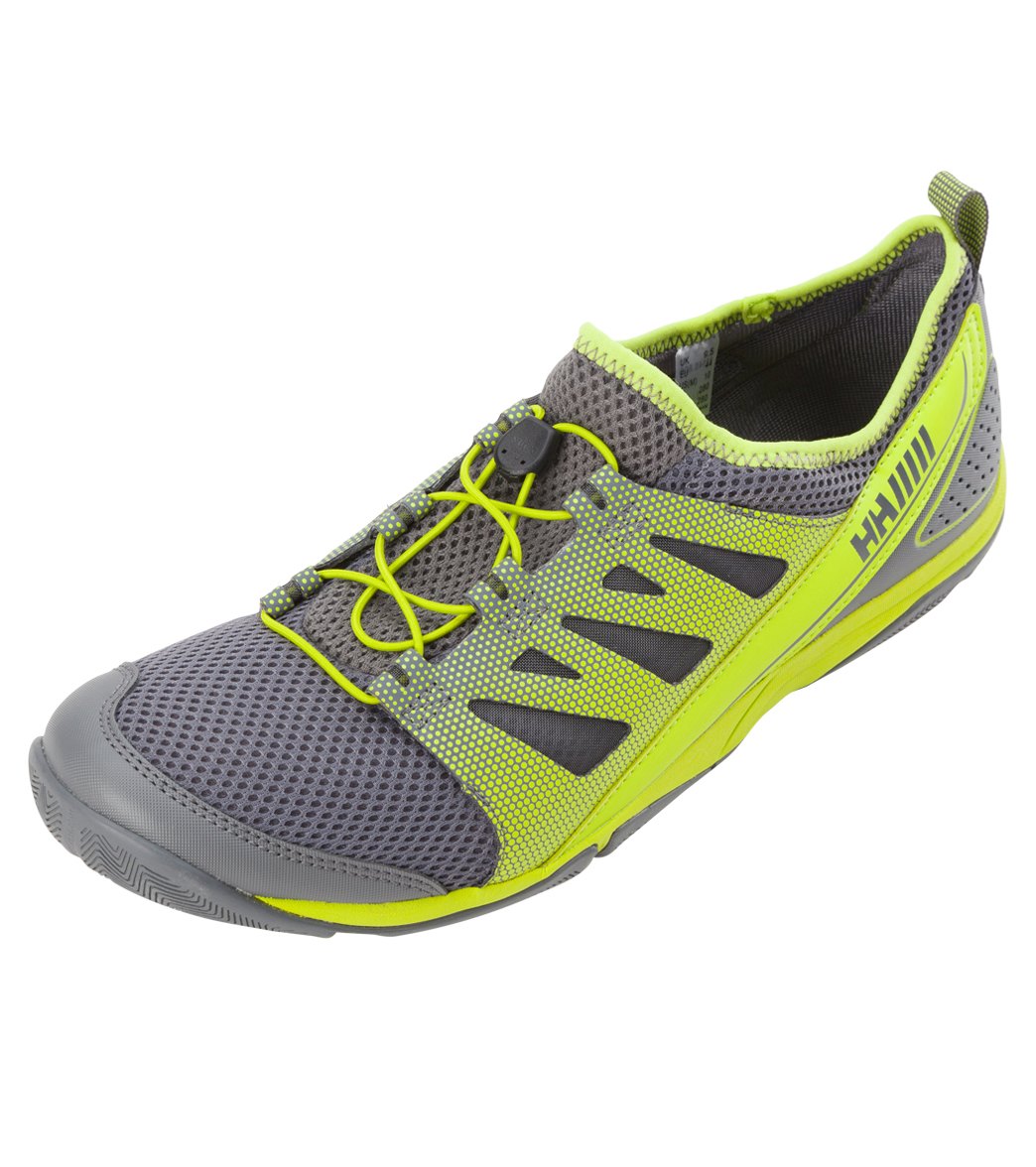 Helly Hansen Men's Aquapace 2 Water Shoes - Mid Grey/Charcoal/Lime 7 - Swimoutlet.com