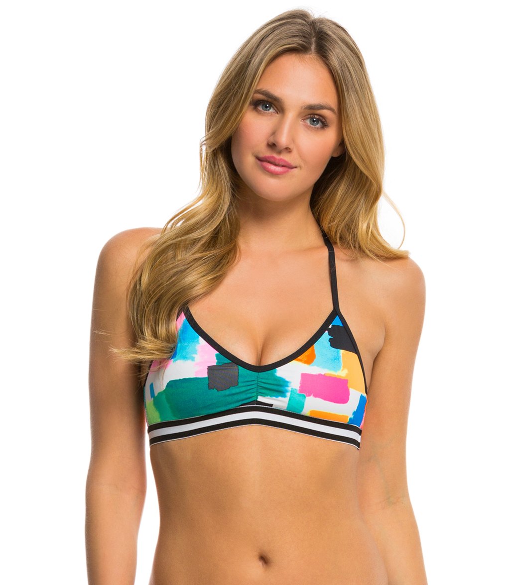 Anne Cole Women's Snow Cone Sports Bra Bikini Top at Free Shipping