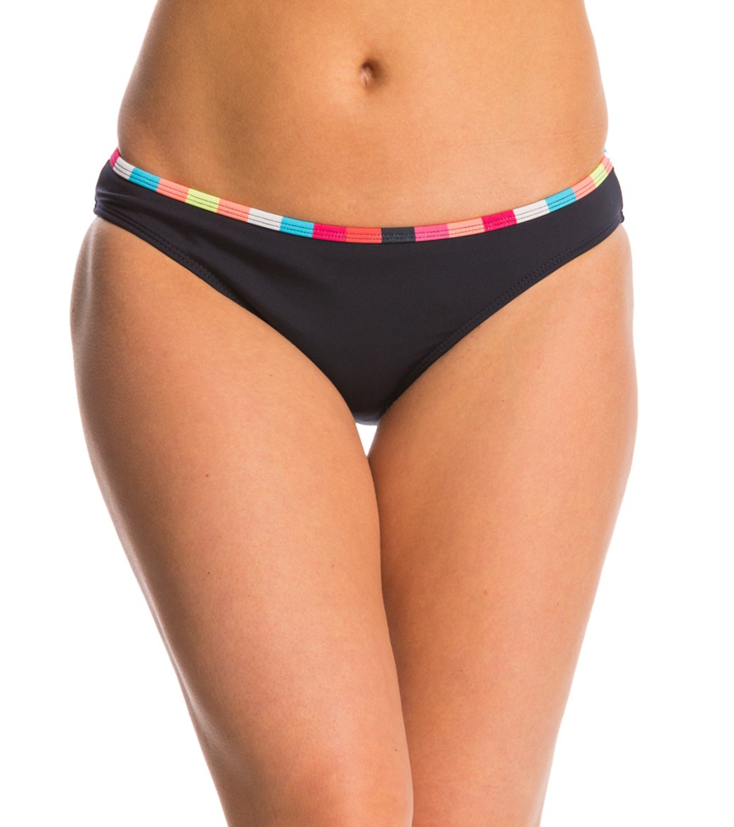 Anne Cole Women's Running Stripe Hipster Bikini Bottom - Multi Xl - Swimoutlet.com