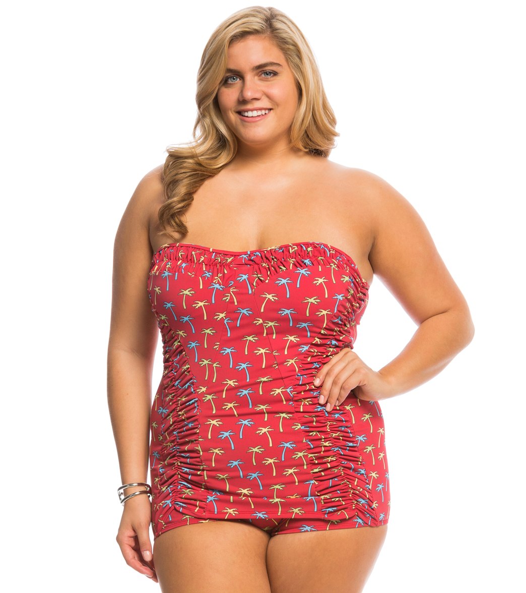 plus size bandeau bathing suits