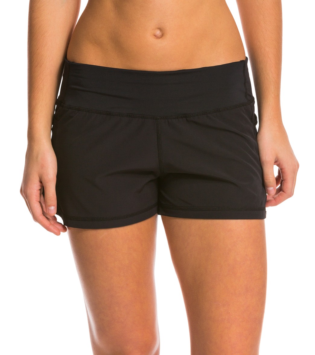 Body Glove Women's Buck Up Shorts - Black Small - Swimoutlet.com