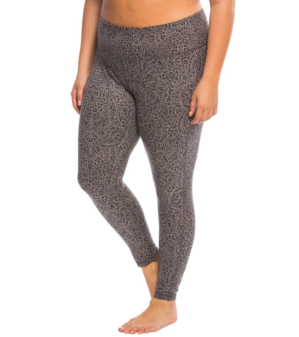 pants yoga zobha Plus Waist Size Leggings Yoga Flat Marika at Reversible