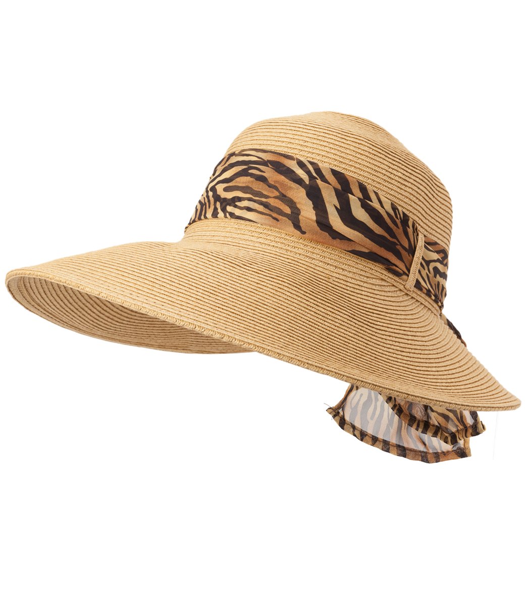 Sun N Sand Women's Paper Braid Hat - Natural - Swimoutlet.com