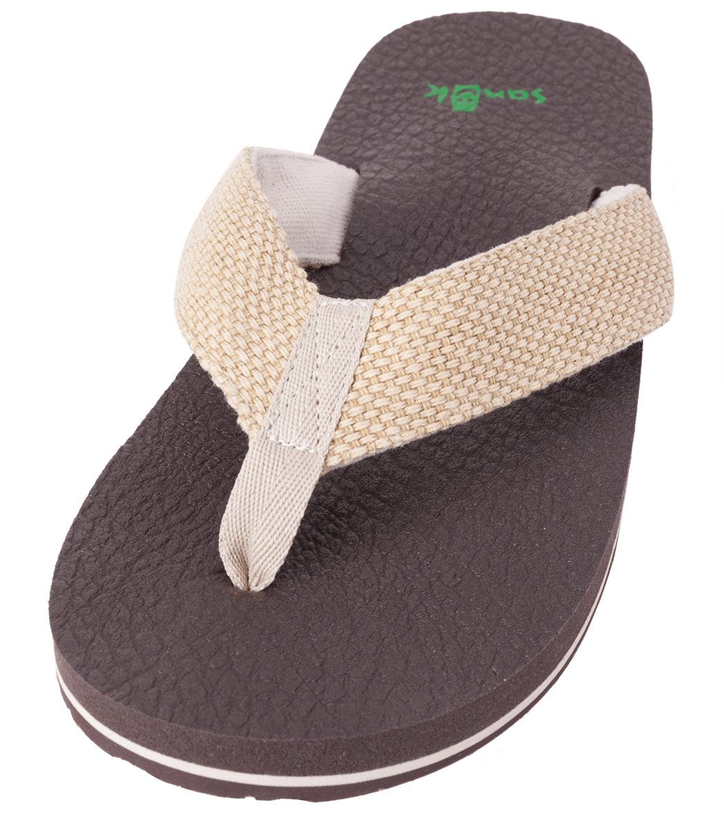 sanuk mens flip flops