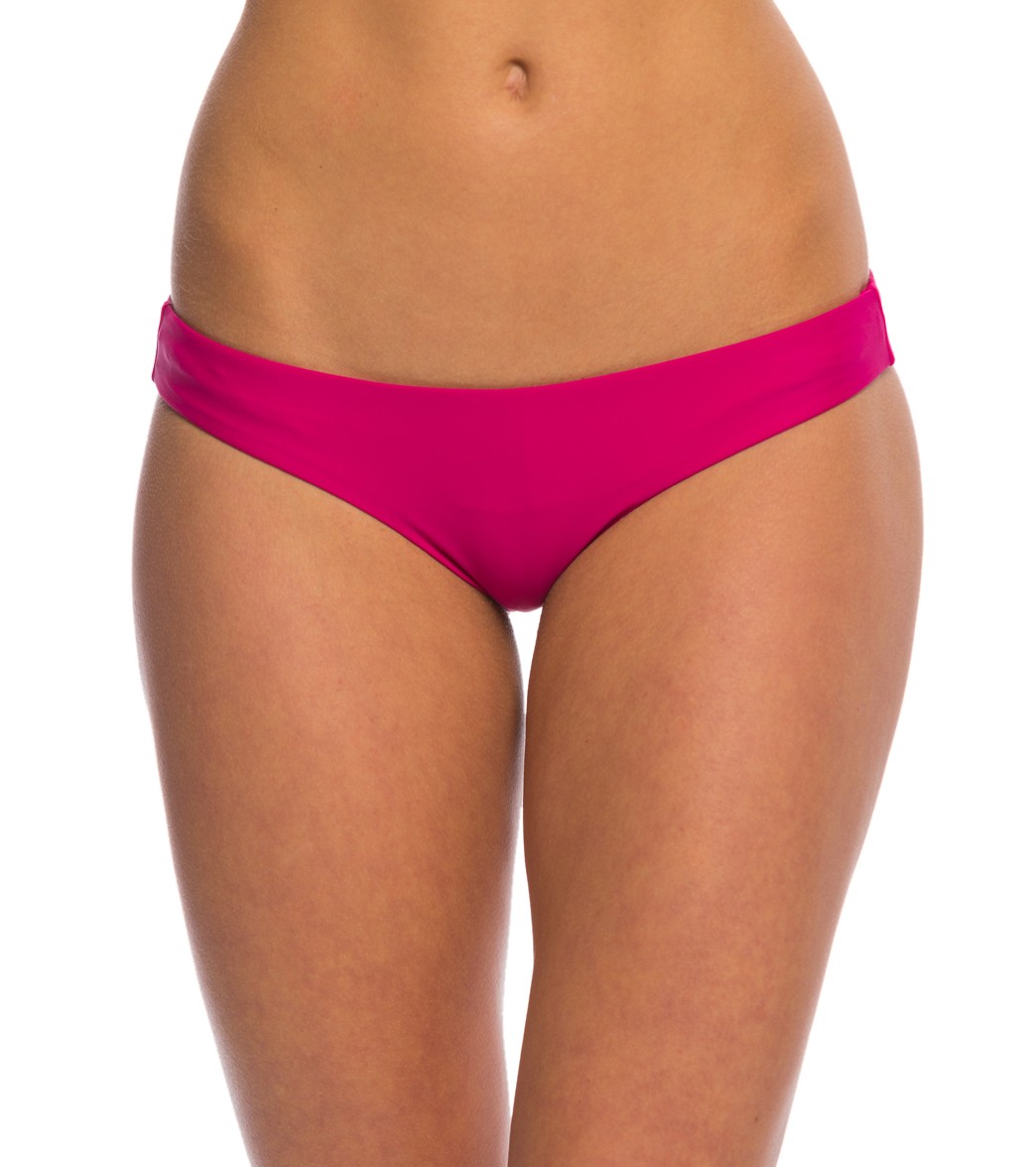 Bettinis Perfect Coverage Bikini Bottom - Raspberry Medium - Swimoutlet.com