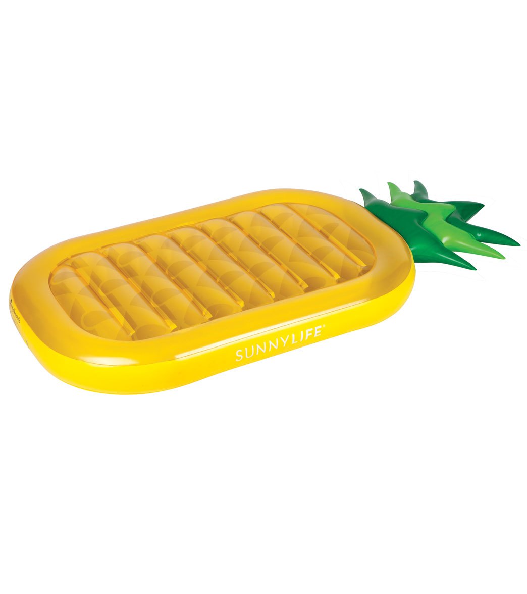 SunnyLife Inflatable Pineapple Pool Float at Free Shipping