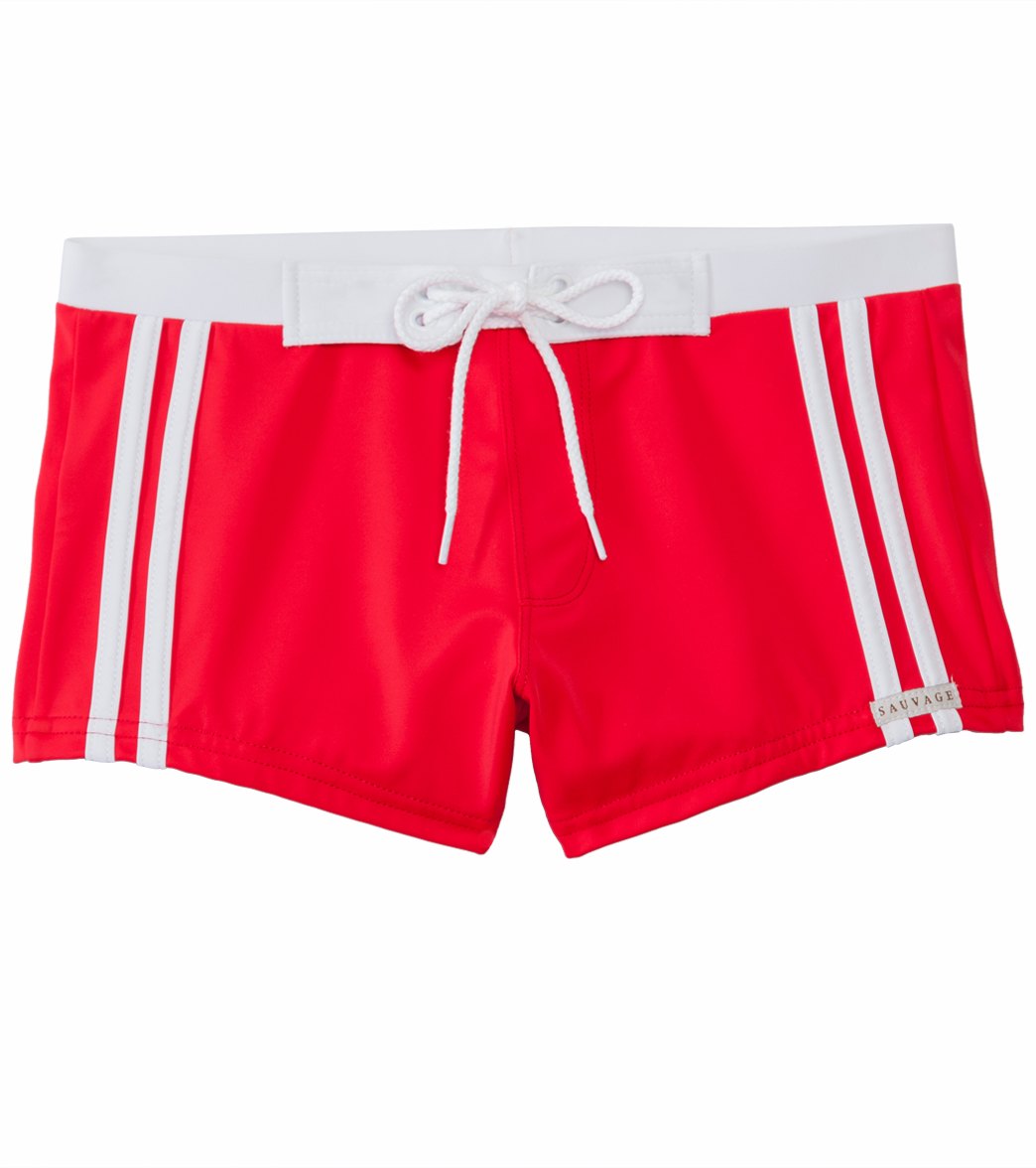 athletic fit swim trunks