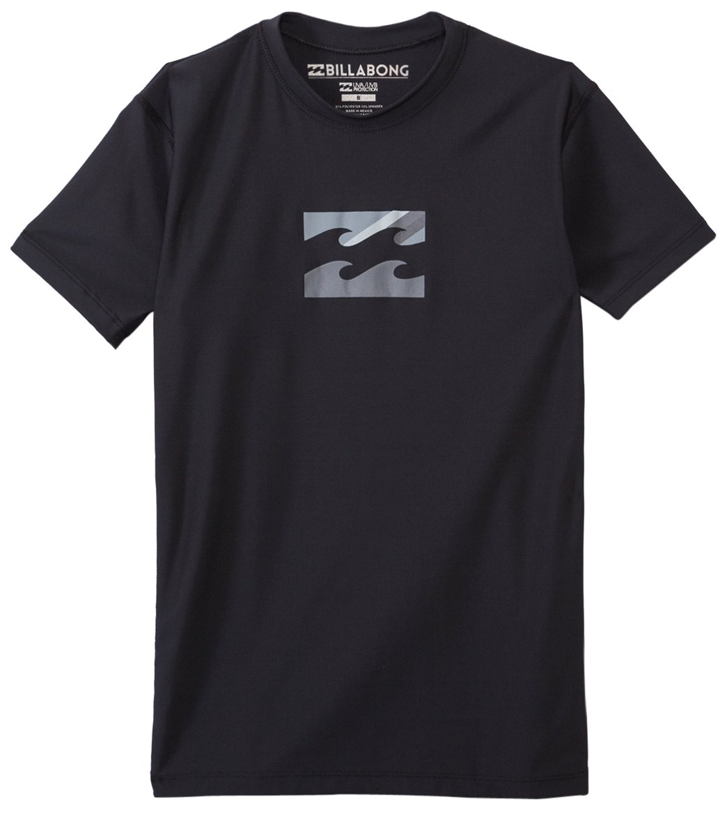 Billabong Boy's Chronicle Short Sleeve Surf Tee Shirt - Black 2T - Swimoutlet.com