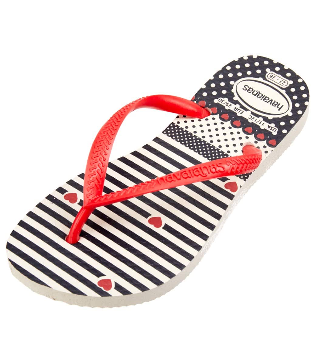 red toddler flip flops