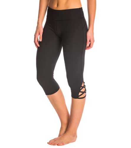 Marika Balance Collection Lace Up Yoga Capris at YogaOutlet.com