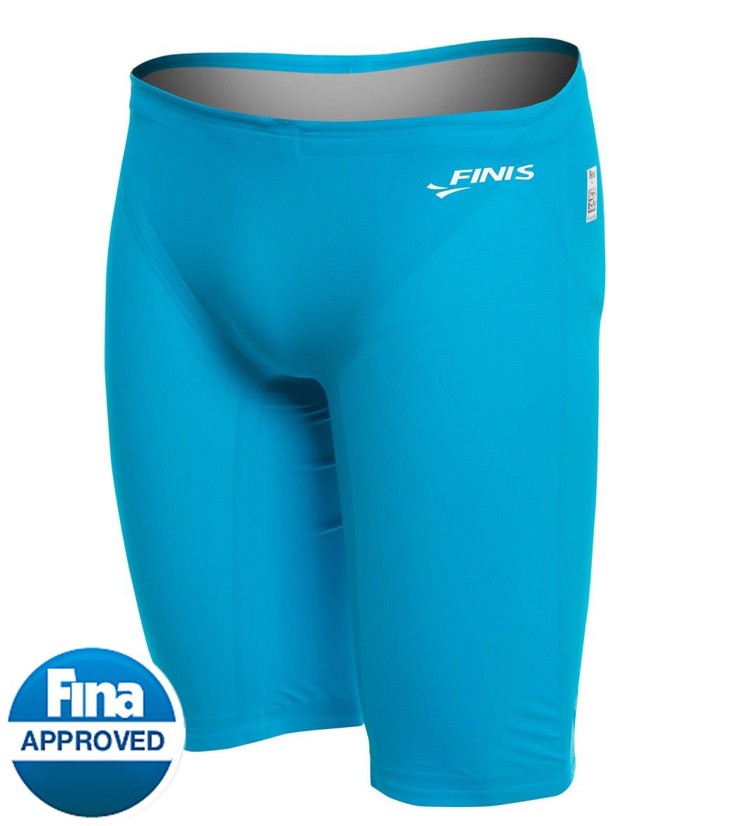 Finis Men's Fuse Solid Jammer Tech Suit Swimsuit - Caribbean 20 - Swimoutlet.com