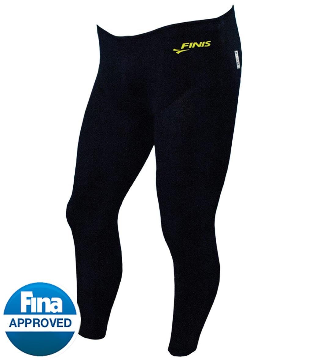 Finis Men's Vapor Solid Full Pants Tech Suit Swimsuit - Black 22 - Swimoutlet.com