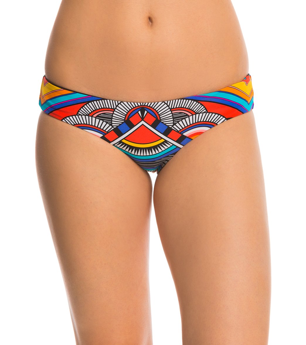 Rip Curl Swimwear Tribal Myth Hipster Bikini Bottom - Black X-Small Elastane/Polyamide - Swimoutlet.com