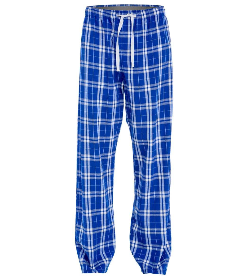 Women's Flannel Plaid Pants - Royal Xl Cotton - Swimoutlet.com