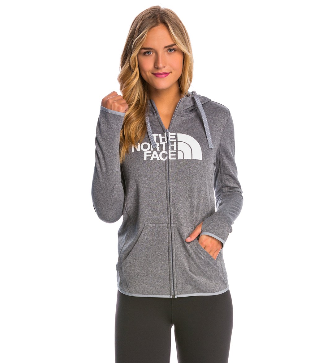 north face women's half dome full zip hoodie