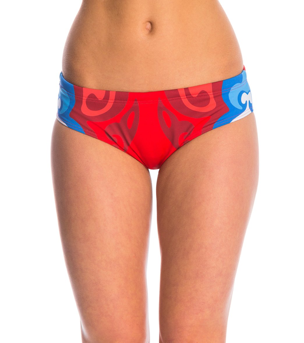 Triflare Women's Usa Beauty Sport Bikini Bottom - Red/White/Blue X-Small - Swimoutlet.com