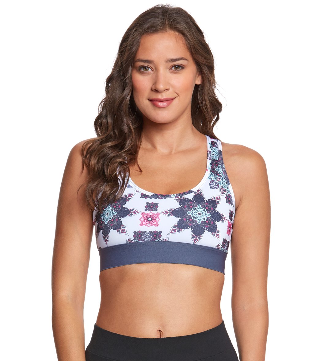 custom elastic band sports bra