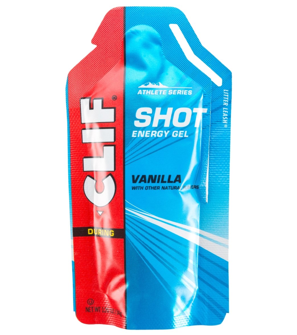 Clif Bar Shot Energy Gel Single - Vanilla - Swimoutlet.com