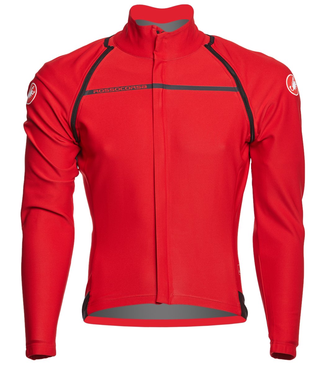 castelli men's perfetto convertible cycling jacket