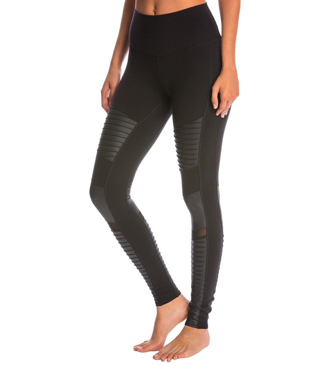 yoga zobha pants at Yoga Waist Alo Leggings Moto Yoga High YogaOutlet.com