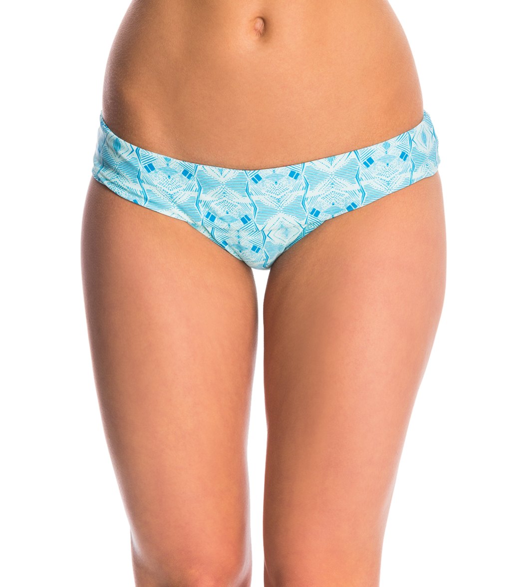 Volcom Swimwear Day Tripper Hipster Bikini Bottom - Bleached Aqua Xl - Swimoutlet.com