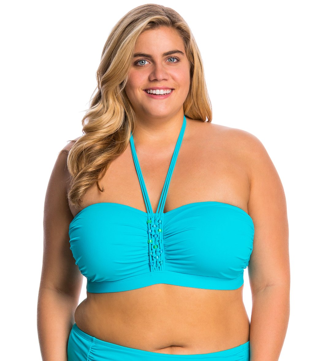 plus size halter bikini top