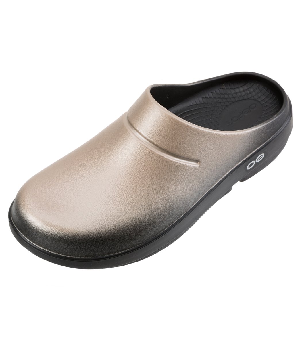 Oofos Unisex OOcloog Satin Clog at SwimOutlet.com - Free Shipping