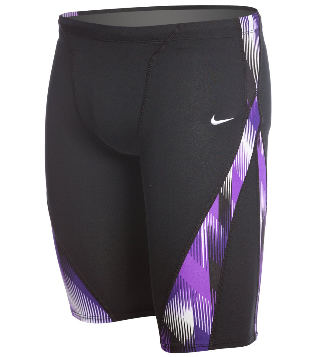Nike Youth Beam Jammer Swimsuit - Court Purple 20 Polyester - Swimoutlet.com