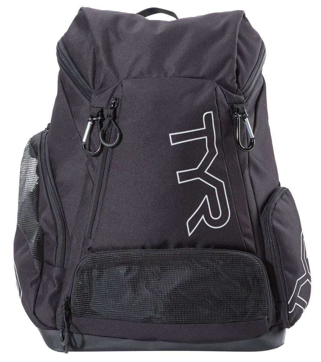 TYR Alliance 30L Backpack - Black/Black - Swimoutlet.com