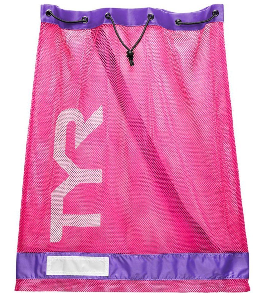 TYR Mesh Equipment Bag - Pink/Purple - Swimoutlet.com