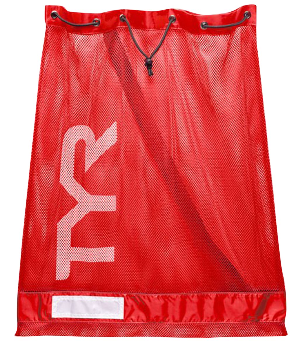 TYR Mesh Equipment Bag - Red - Swimoutlet.com