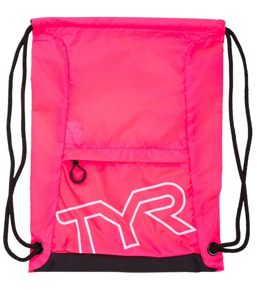 TYR Draw String Sack Pack - Pink - Swimoutlet.com