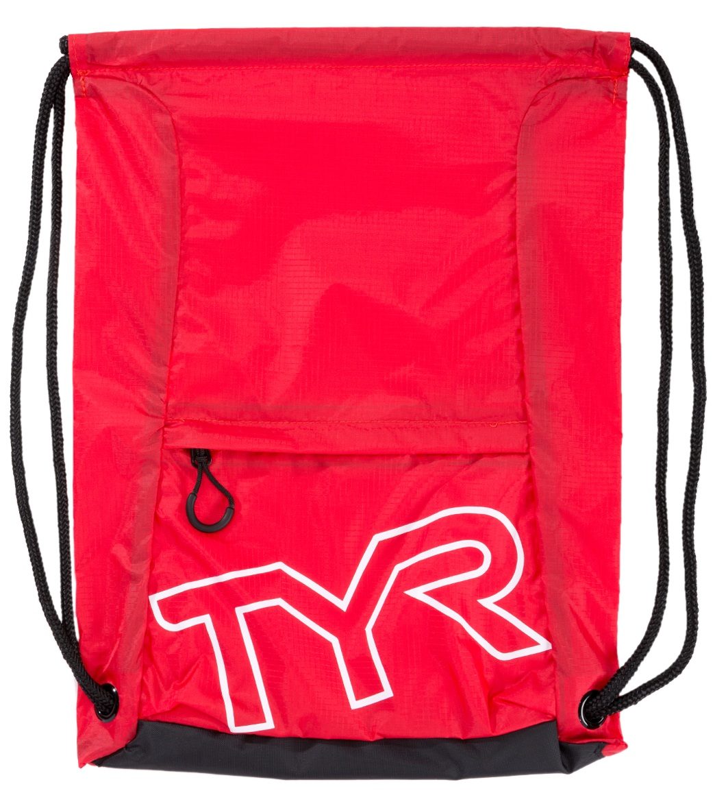 TYR Draw String Sack Pack - Red - Swimoutlet.com
