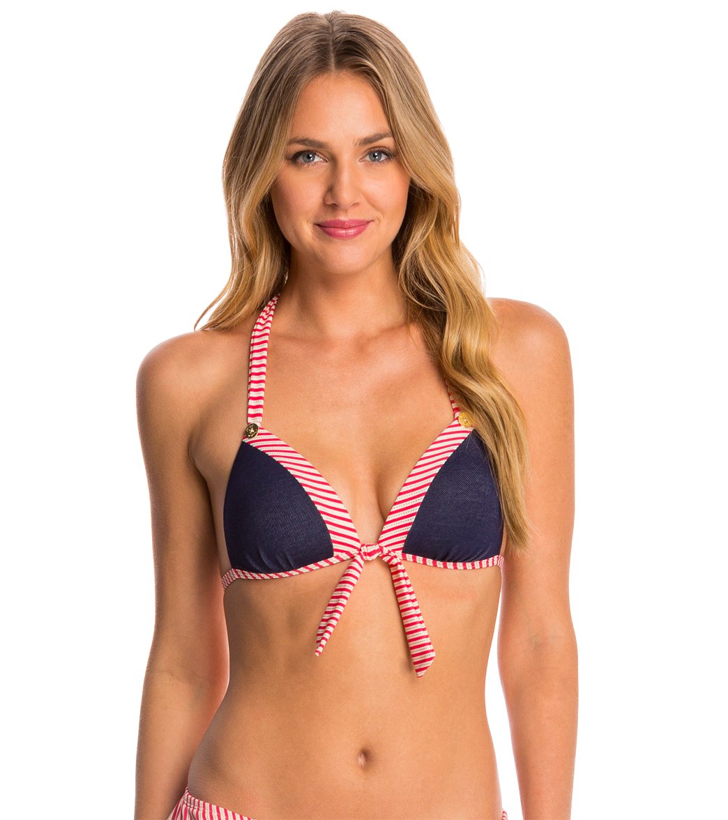 Betsey Johnson Swimwear Carousel Bump Me Up Underwire Triangle Bikini   8146574 51562 1A Zoomin 