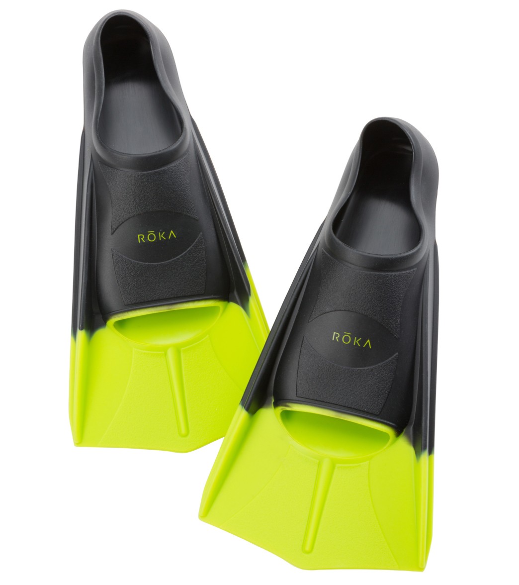 ROKA Sports Classic Silicone Short Fins at SwimOutlet.com