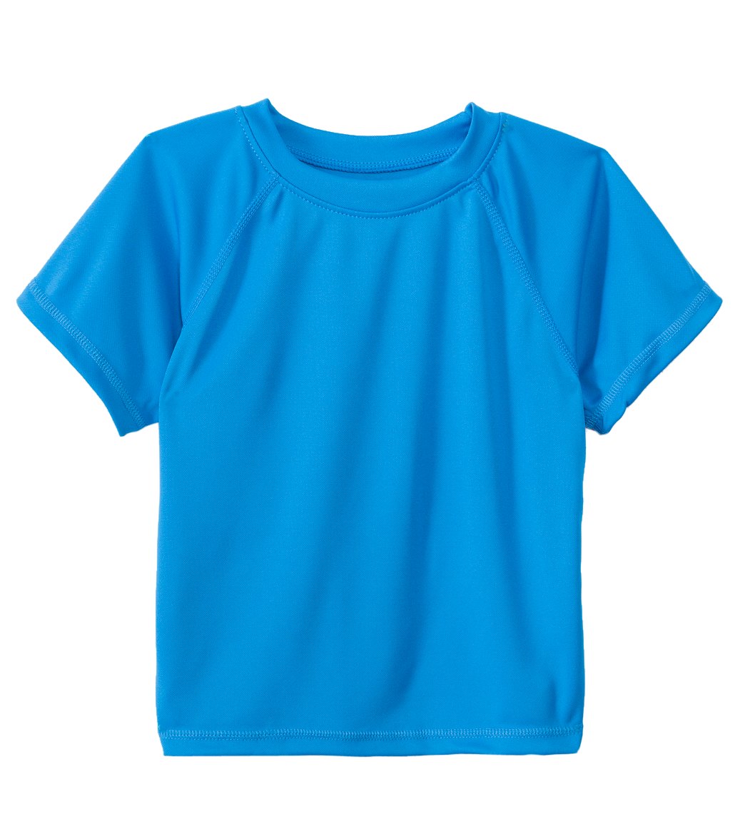 Kanu Surf Boys' Solid Swim Shirt 2T-5T - Royal 2T Polyester - Swimoutlet.com