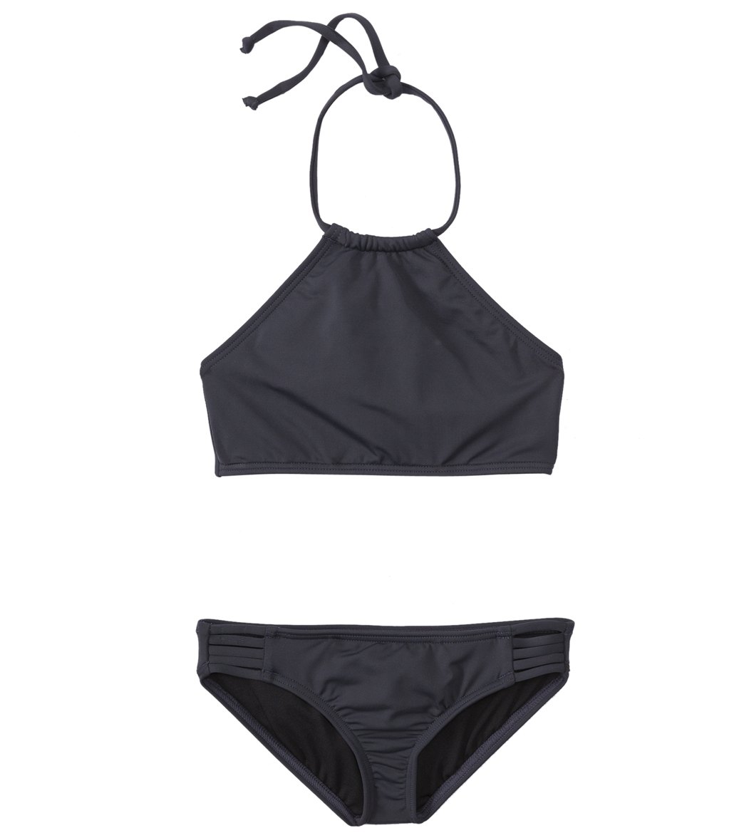 Billabong Girls Sol Searcher High Neck Bikini Set 4 14 At Swimoutlet