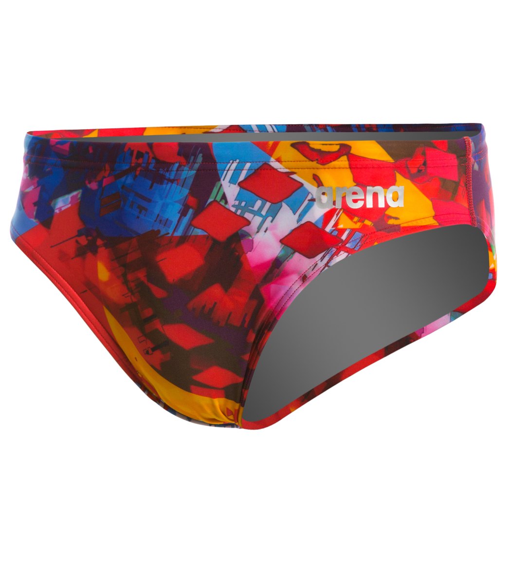 Arena Mens Abstract Swimsuit Brief At