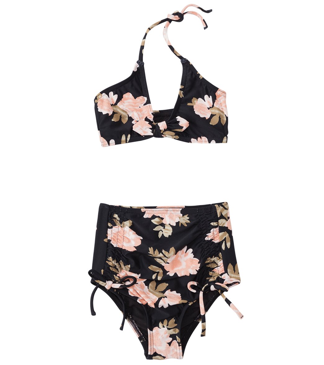 O'Neill Girls' Wildflower Knotted Bikini Set (4-14) at SwimOutlet.com