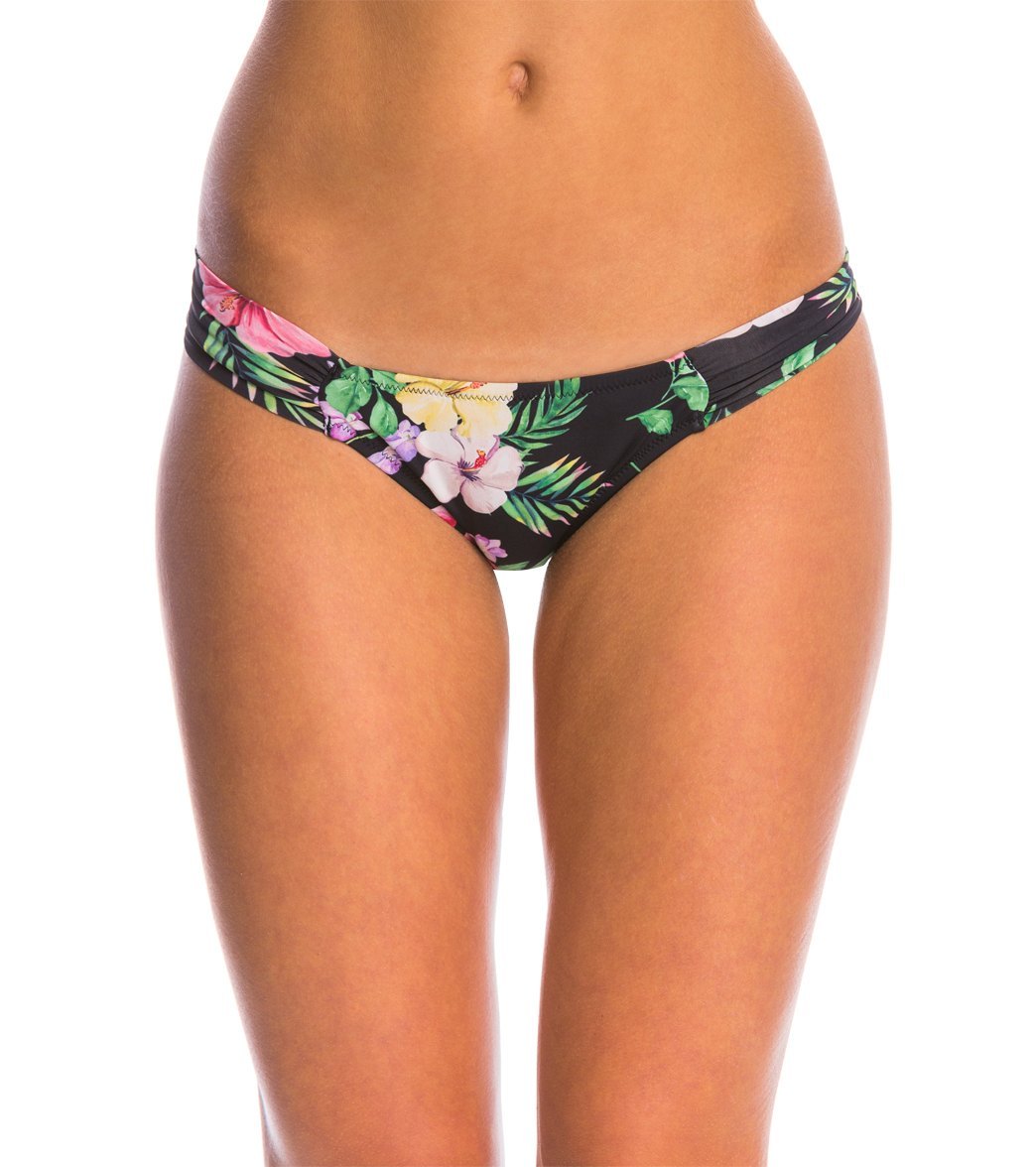 Rhythm Swimwear Tropics Tropic Bikini Bottom - Black Xl Nylon/Spandex - Swimoutlet.com