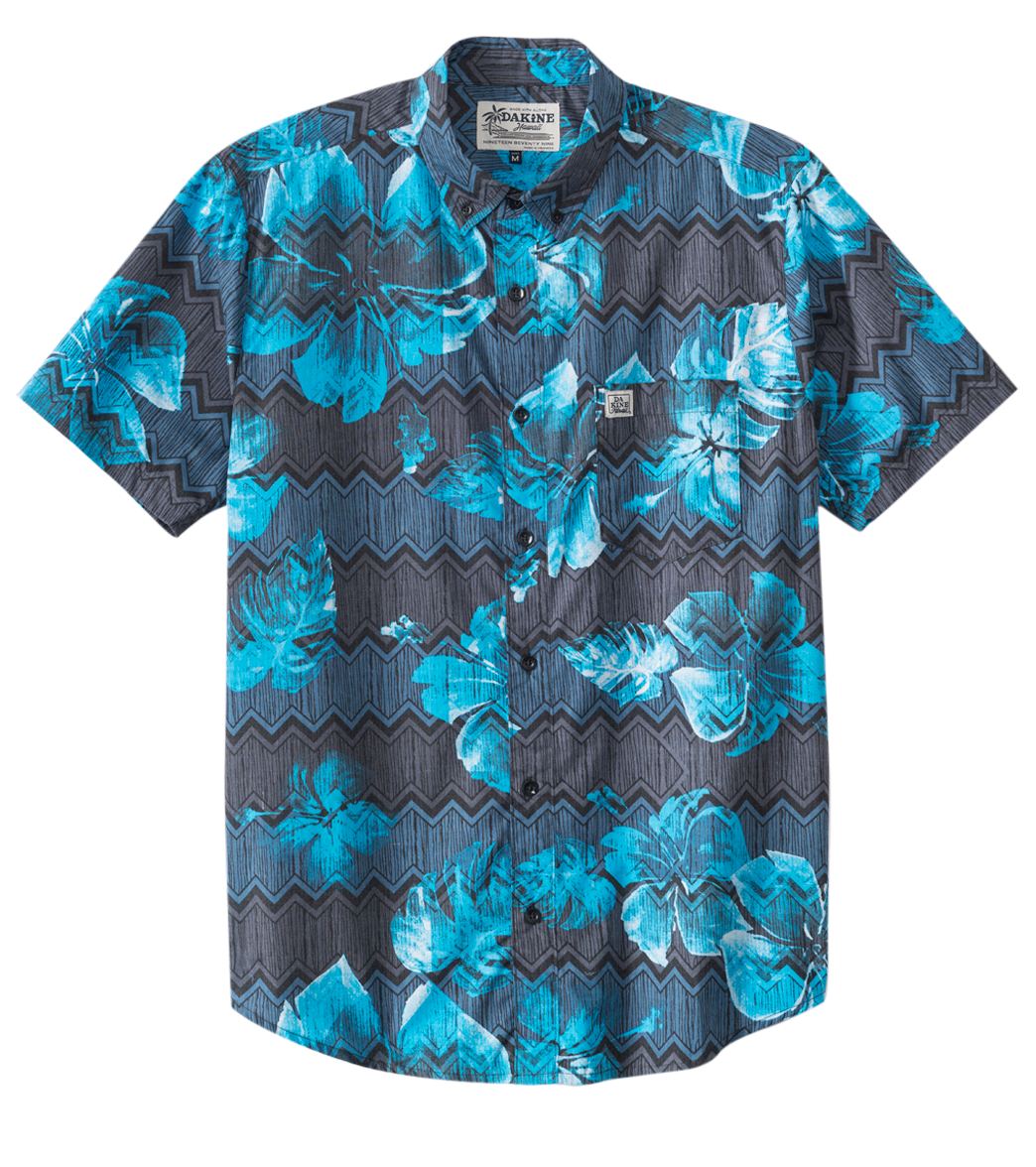 Dakine Men's Mahalo S/S Shirt - Good Vibes Small Cotton/Polyester - Swimoutlet.com