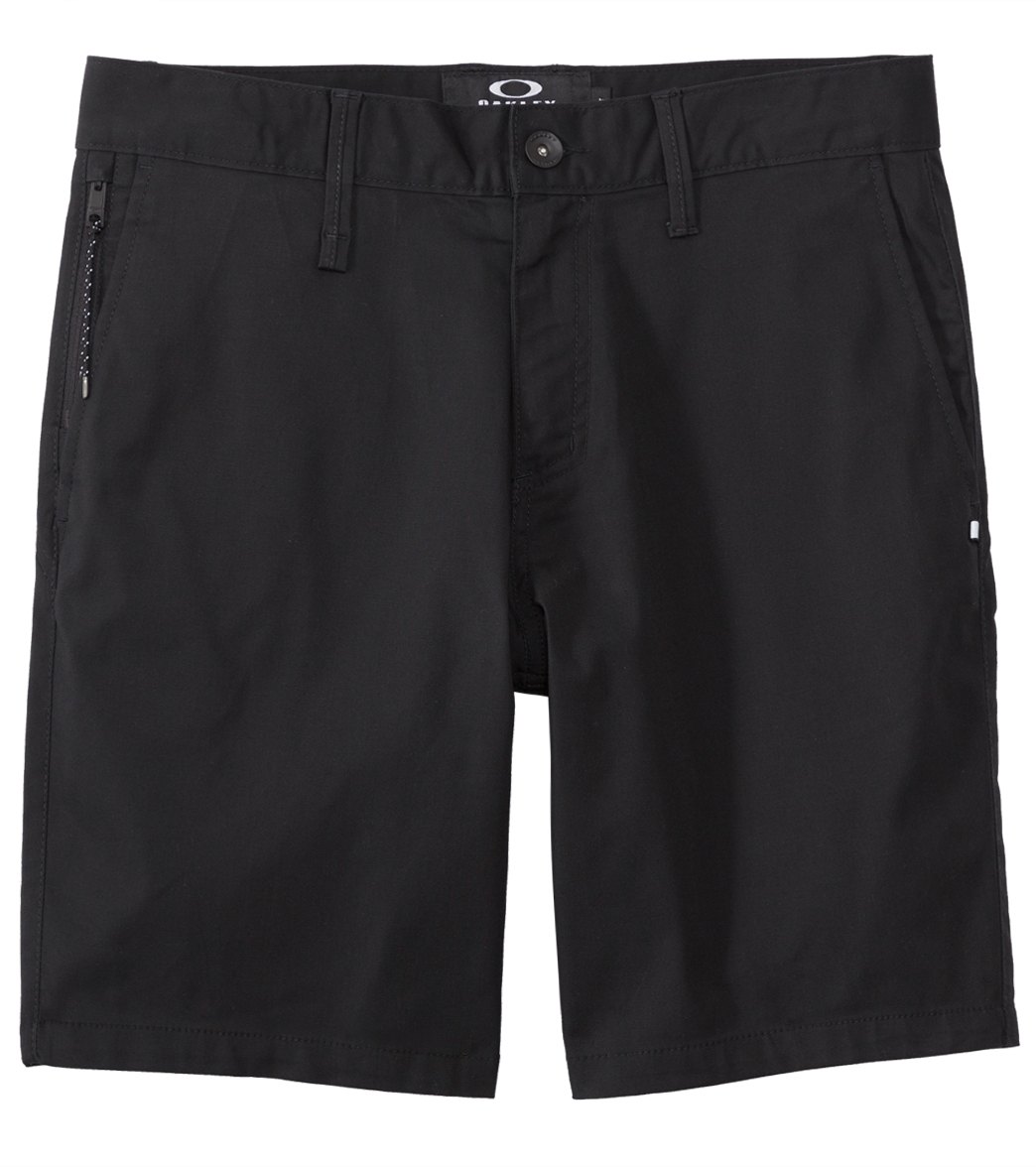 Oakley Men's Sims Chino Walkshorts - Jet Black 33 Cotton/Polyester - Swimoutlet.com
