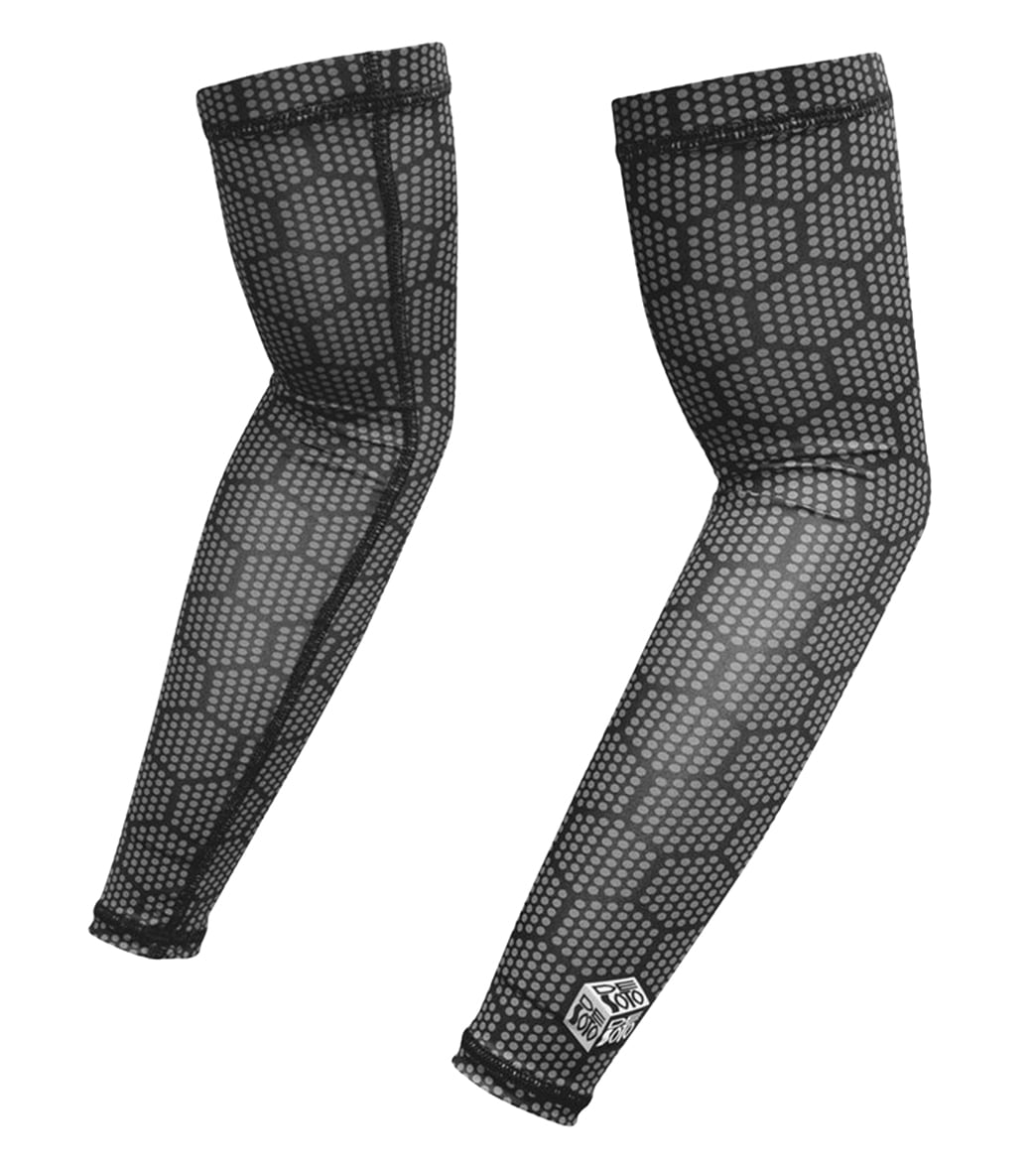 Desoto Skin Cooler 90 Arm Coolers - Black Hive Large Polyester/Elastane - Swimoutlet.com