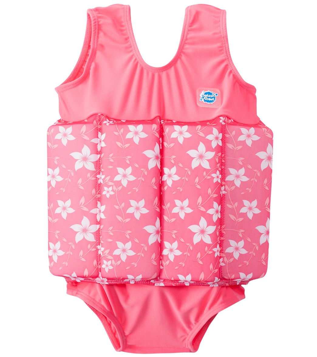 Splash About Pink Blossom Float Suit (1-4 years) at SwimOutlet.com